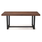 Distressed Pine Wood Dining Table 72" - Seats 6-8