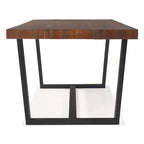 Distressed Pine Wood Dining Table 72" - Seats 6-8