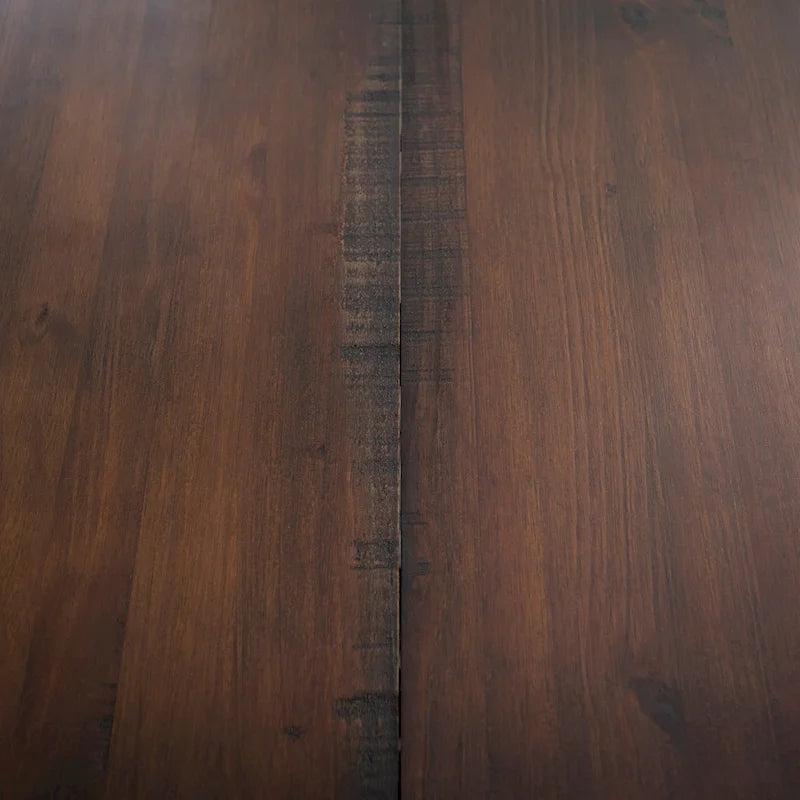 Distressed Pine Wood Dining Table 72" - Seats 6-8