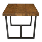 Distressed Pine Wood Dining Table 72" - Seats 6-8