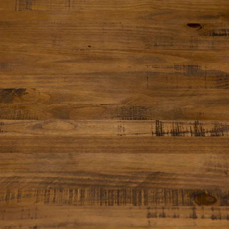 Distressed Pine Wood Dining Table 72" - Seats 6-8
