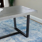 Distressed Pine Wood Dining Table 72" - Seats 6-8