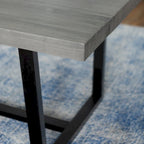 Distressed Pine Wood Dining Table 72" - Seats 6-8