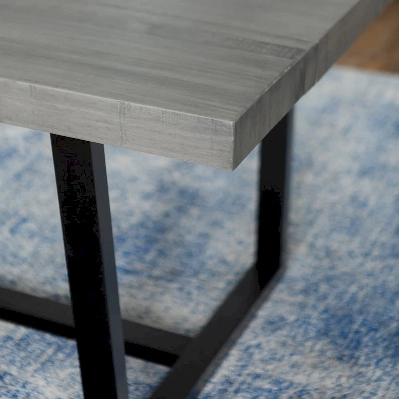 Distressed Pine Wood Dining Table 72" - Seats 6-8