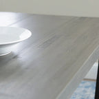 Distressed Pine Wood Dining Table 72" - Seats 6-8