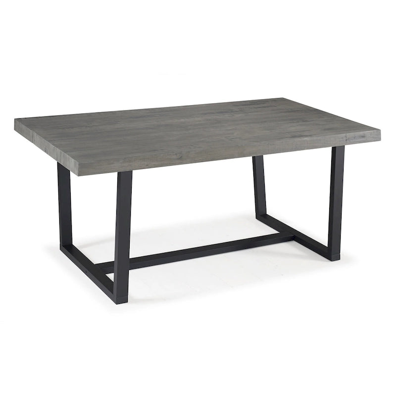 Distressed Pine Wood Dining Table 72" - Seats 6-8