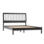 Boho Solid Wood Queen Spindle Bed
