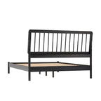 Boho Solid Wood Queen Spindle Bed