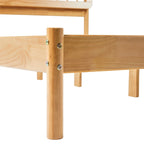 Boho Solid Wood Queen Spindle Bed