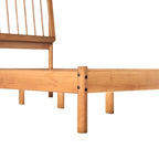 Boho Solid Wood Queen Spindle Bed