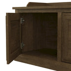 40W Hall Tree with Shoe Storage Bench - Transitional Style