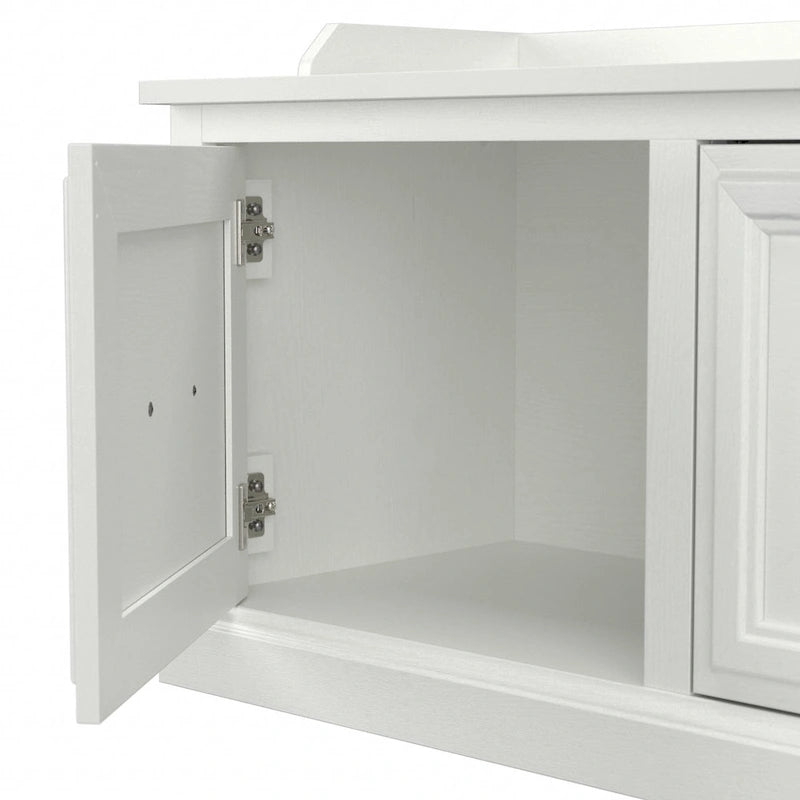 40W Hall Tree with Shoe Storage Bench - Transitional Style