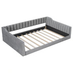Full XL Velvet Daybed with Storage