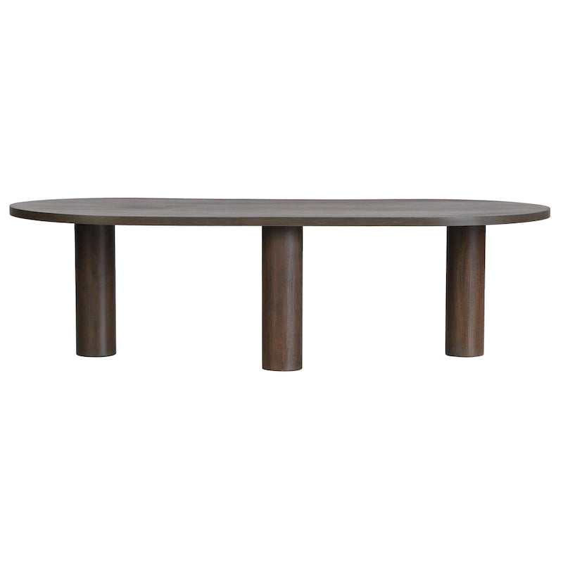 Oval Mango Wood Coffee Table