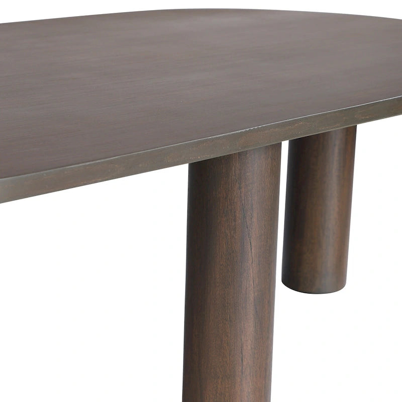 Oval Mango Wood Coffee Table