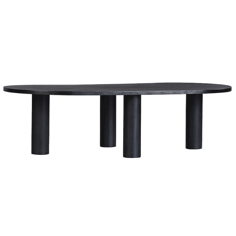 Oval Mango Wood Coffee Table