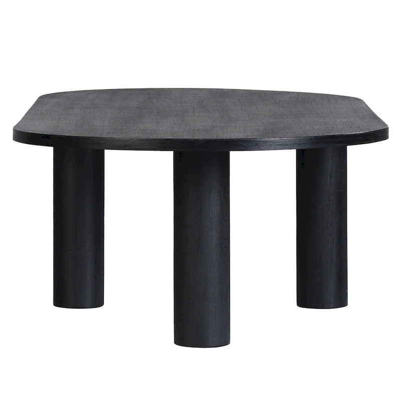Oval Mango Wood Coffee Table