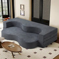 Convertible Folding Sofa Bed with High-Density Foam for Living Room, Guest Room, and Bedroom