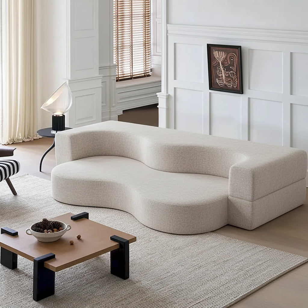 Convertible Folding Sofa Bed with High-Density Foam for Living Room, Guest Room, and Bedroom