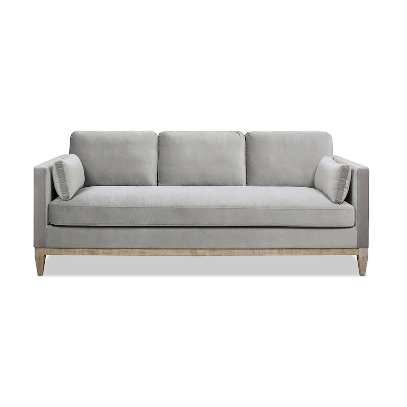 84" Velvet Track Arm Sofa