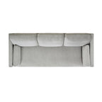 84" Velvet Track Arm Sofa