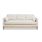 84" Velvet Track Arm Sofa