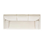 84" Velvet Track Arm Sofa