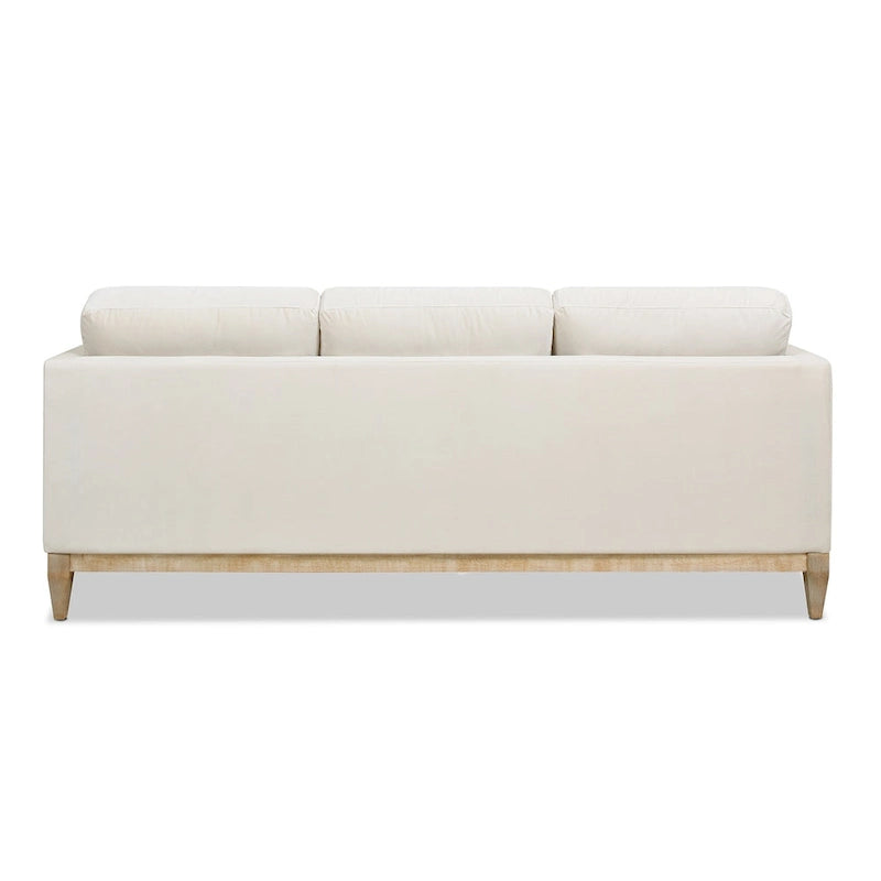 84" Velvet Track Arm Sofa