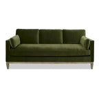 84" Velvet Track Arm Sofa