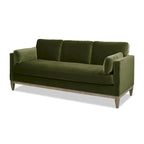 84" Velvet Track Arm Sofa