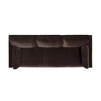 84" Velvet Track Arm Sofa