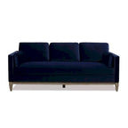 84" Velvet Track Arm Sofa