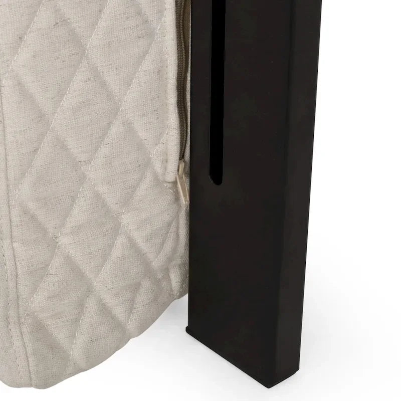 Queen Wingback Headboard - Button Tufted Diamond Stitch