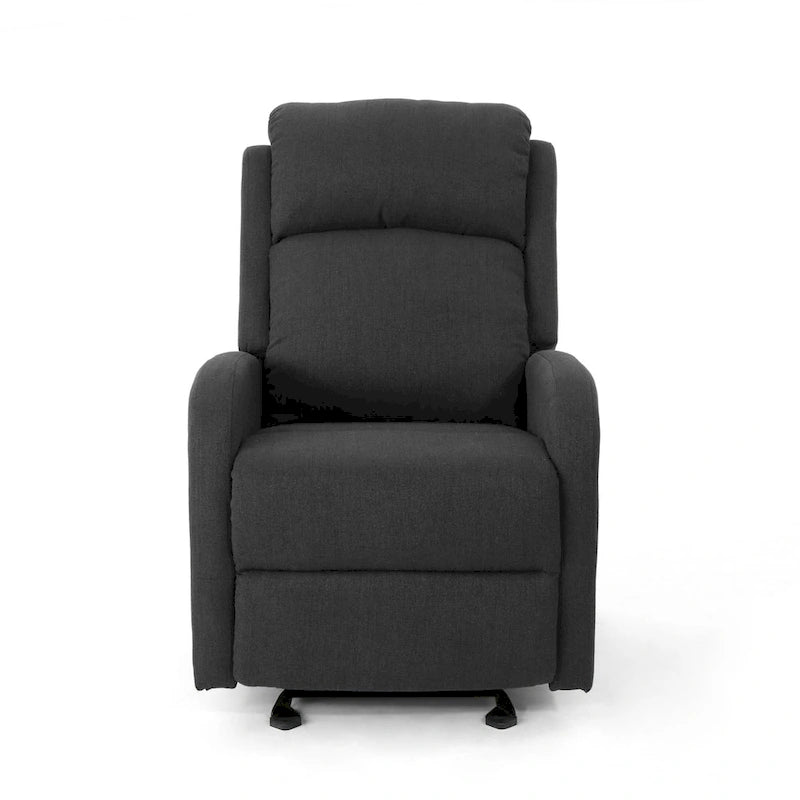 Fabric Rocking Recliner Chair - Single Seater