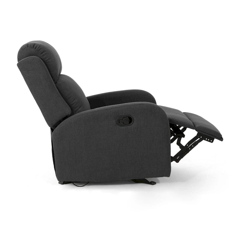 Fabric Rocking Recliner Chair - Single Seater
