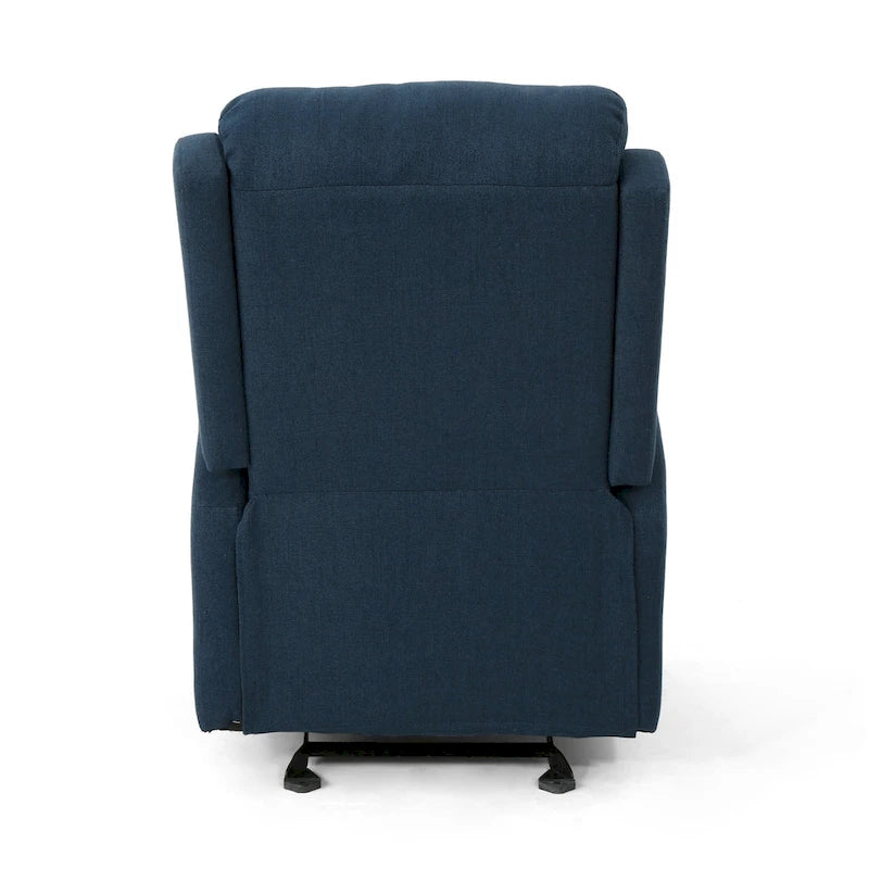 Fabric Rocking Recliner Chair - Single Seater