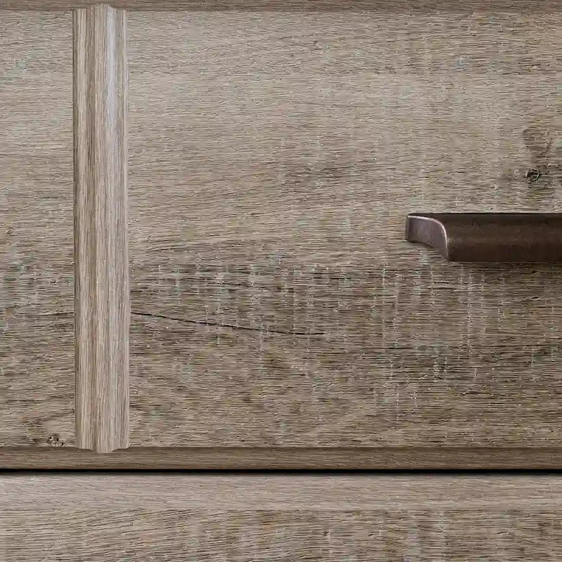 8-Drawer Dresser - Grey Maple/Weathered Oak