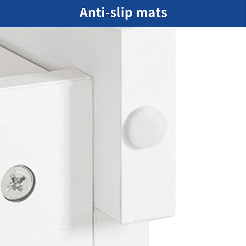 Square Lift Top Coffee Table - White & Gray Wood