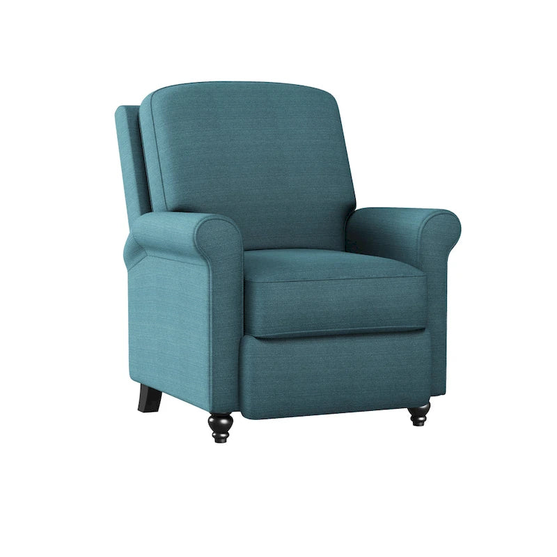Caribbean Blue Push-back Recliner Chair