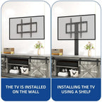 White Sliding Barn Door TV Stand for Up to 65 Inch TVs