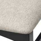 Grey Cane Back Dining Chair - Mid-Century Modern Style
