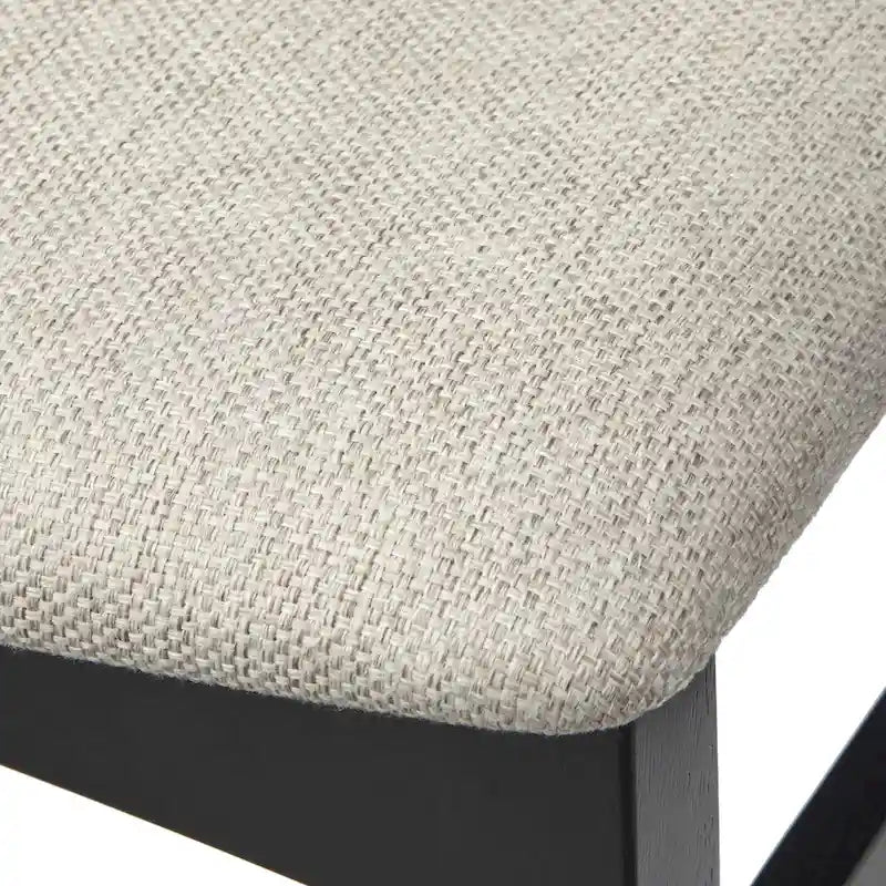 Grey Cane Back Dining Chair - Mid-Century Modern Style