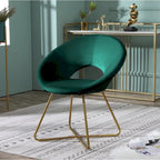 Velvet Accent Chair - Blue/Green/Grey/Pink - Single Seat