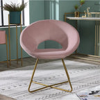 Velvet Accent Chair - Blue/Green/Grey/Pink - Single Seat