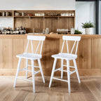 Windsor 24  Wooden Counter Stools