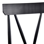 Black Wooden Counter Stool 24" - 2 Pack