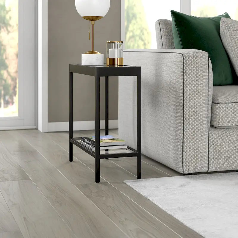 Alexis 24  Wide Rectangular Side Table