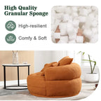 Indoor circular wide sofa and lazy sofa chair