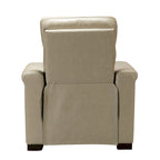 Brown Leather Power Recliner with USB Port - Single Seat