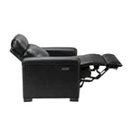 Brown Leather Power Recliner with USB Port - Single Seat